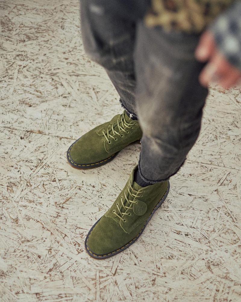 Men's Dr Martens 101 Made in England Suede Ankle Boots Green | AU 408XYU